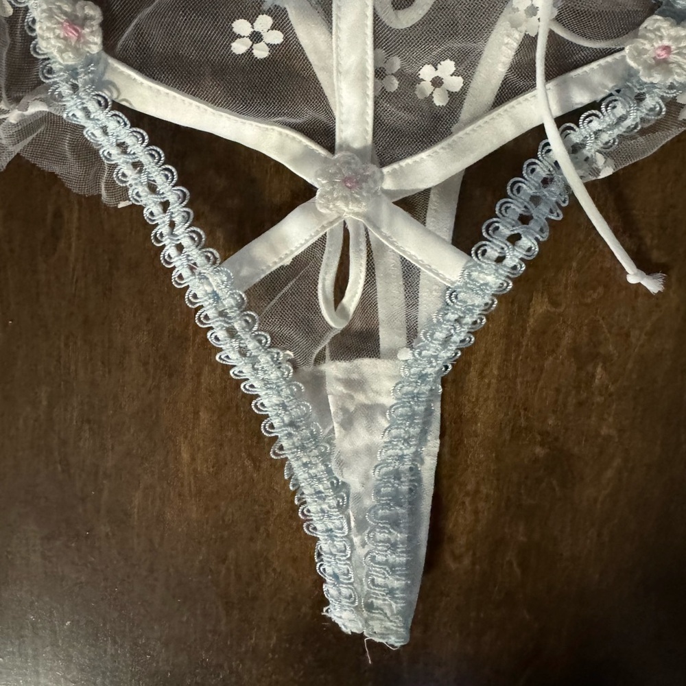 NWOT FOR LOVE & LEMONS THONG BODYSUIT LINGERIE XXS NO FLAWS - Picture 7 of 10